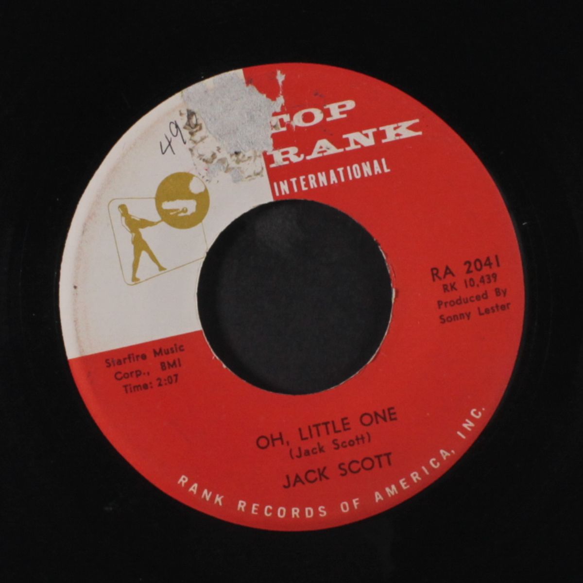 burning bridges / oh, little one by JACK SCOTT
