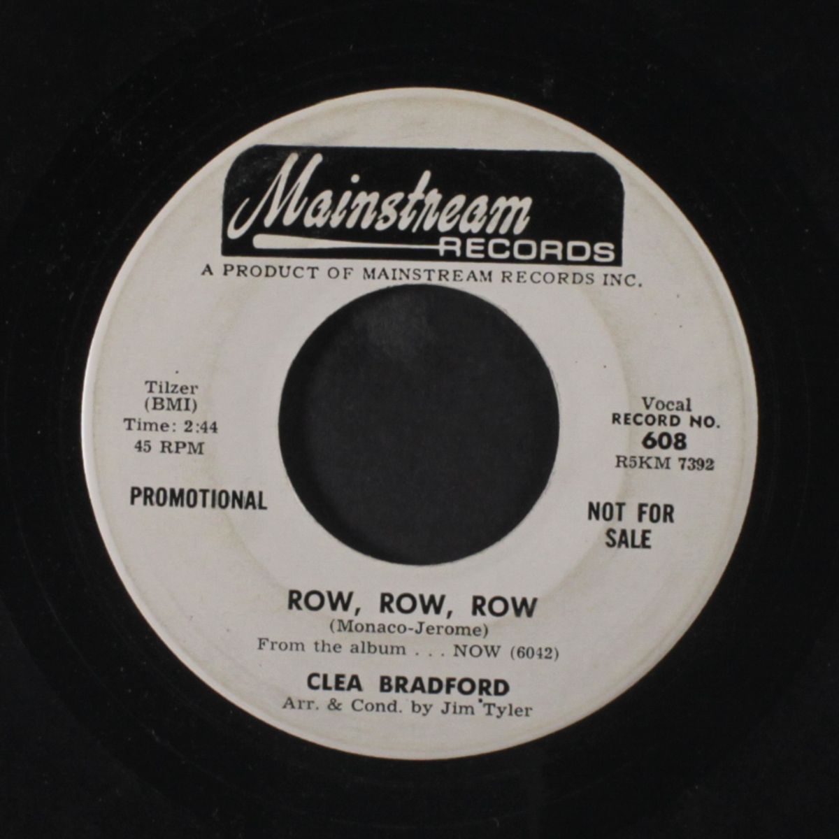 don't let it rain on my parade / row, row, row by CLEA BRADFORD