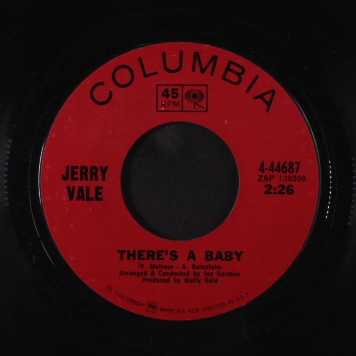 there's a baby / where are they now by JERRY VALE