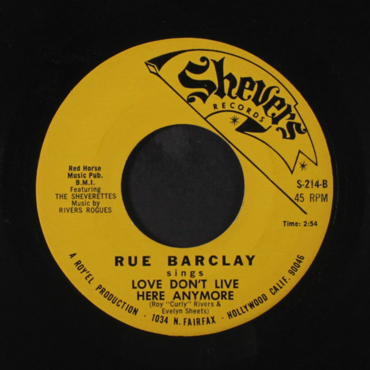love don't live here anymore / burning eyes by RUE BARCLAY