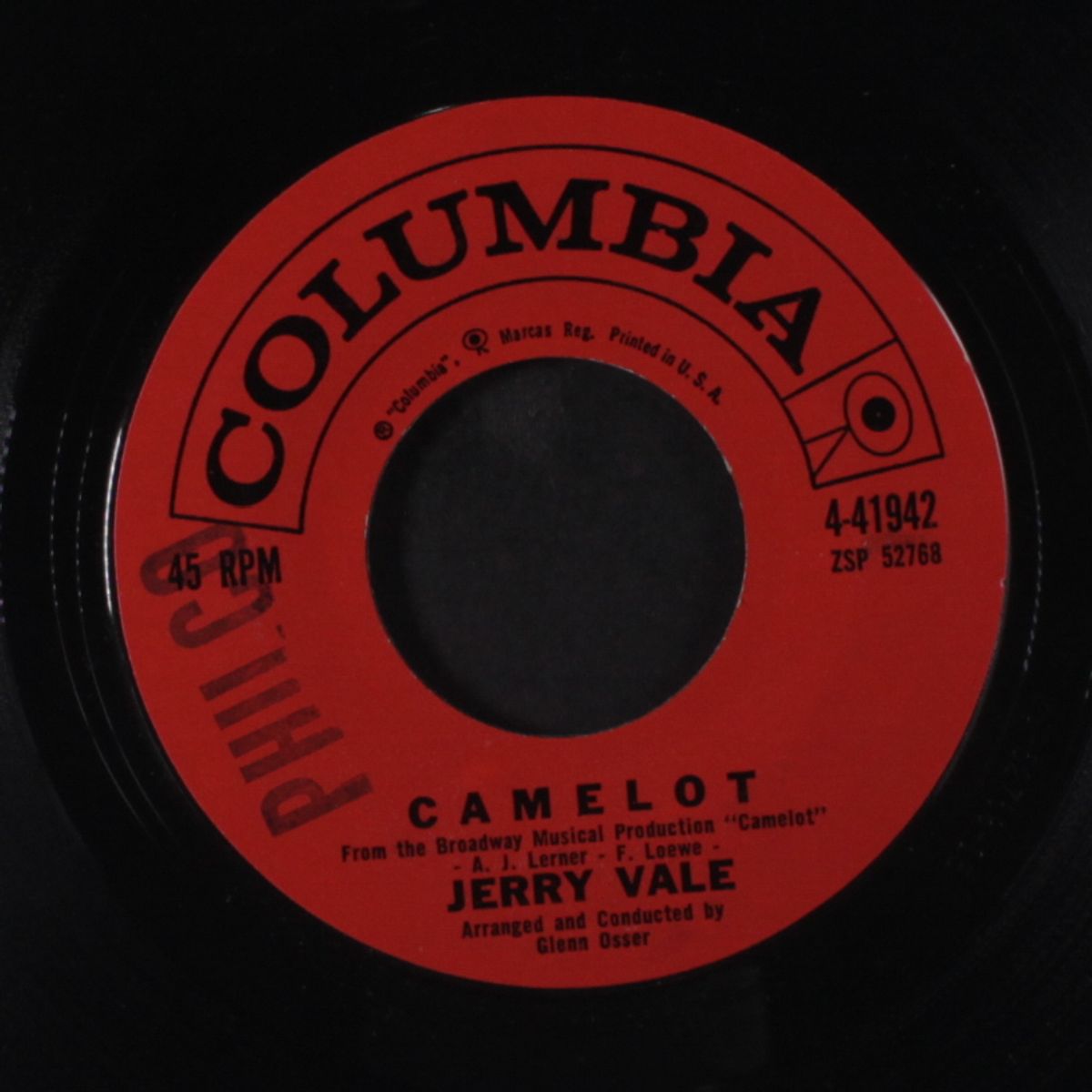 thirteen girls too much / camelot by JERRY VALE
