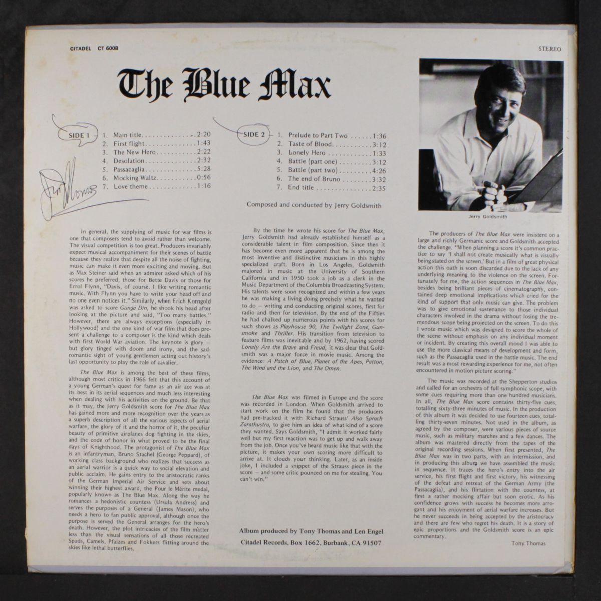 the blue max by SOUNDTRACK
