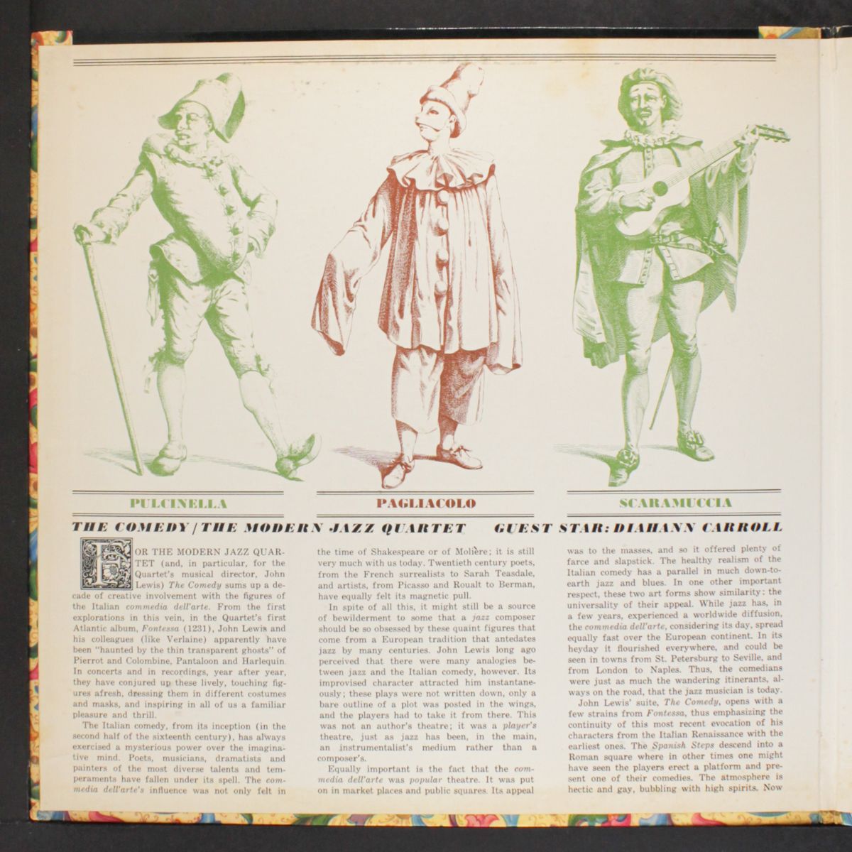 the comedy by MODERN JAZZ QUARTET