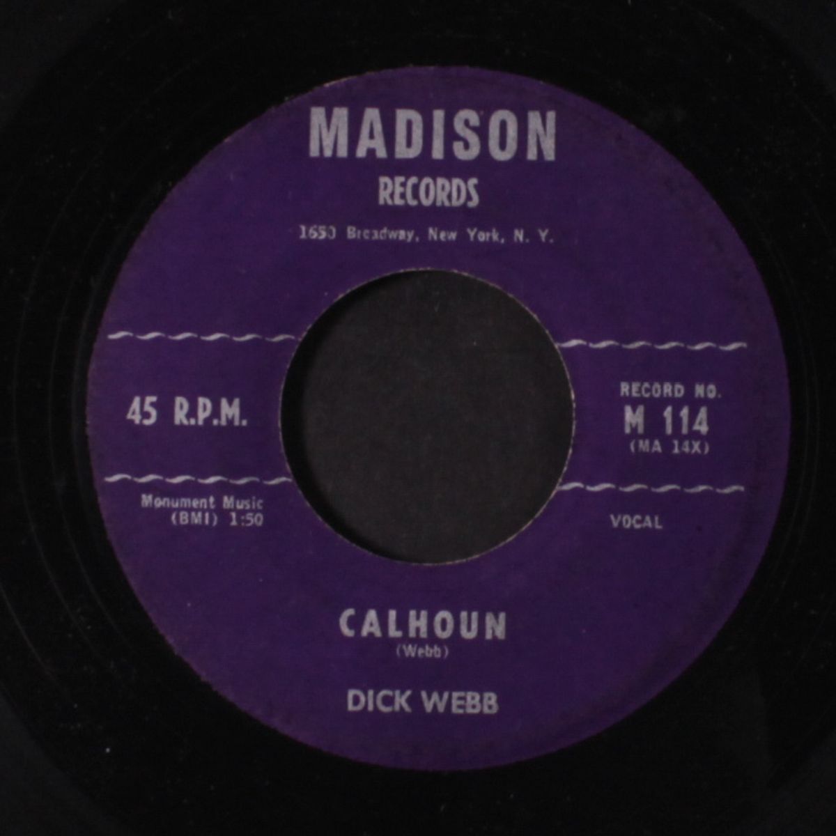 we loved / calhoun by DICK WEBB