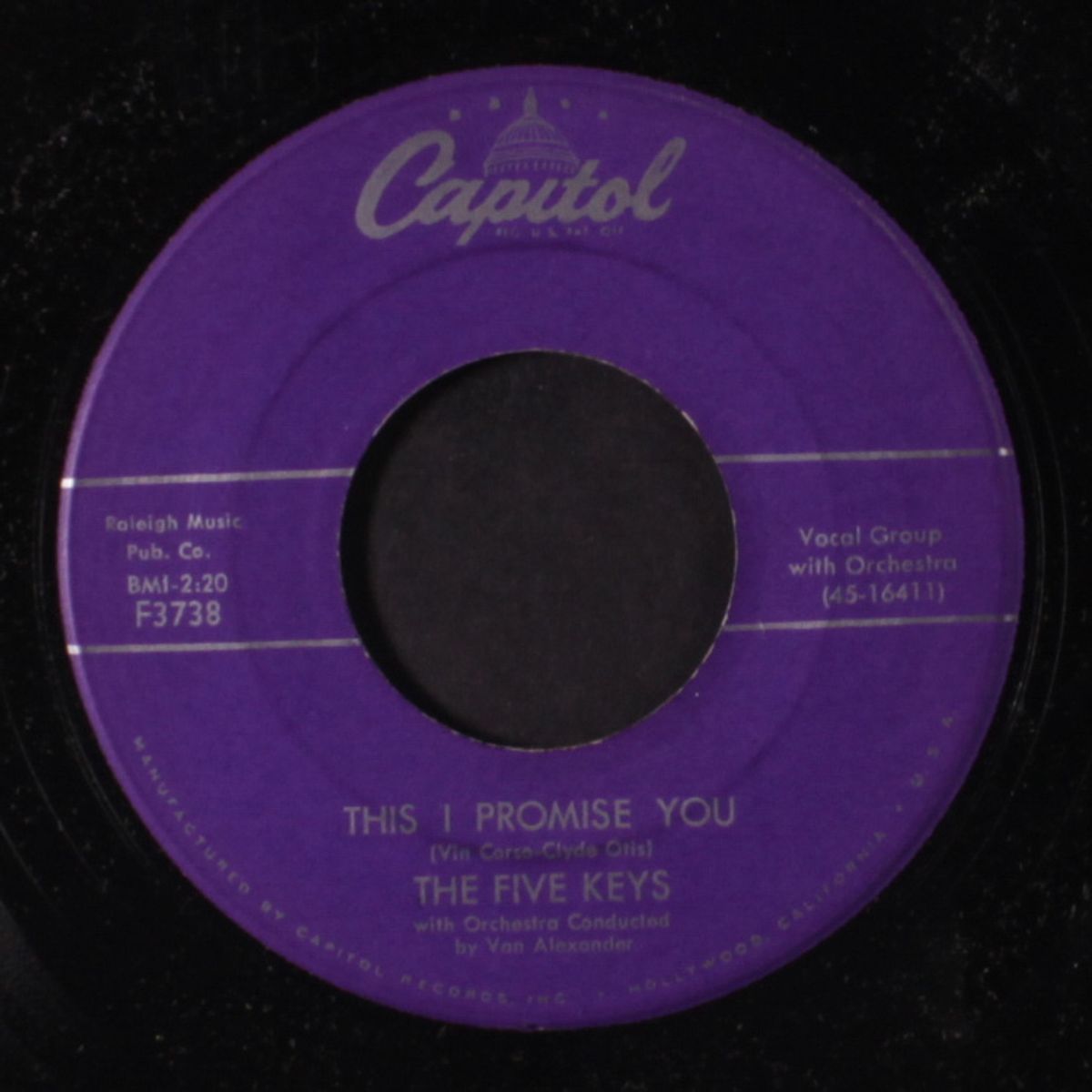 this i promise you / the blues don't care by FIVE KEYS