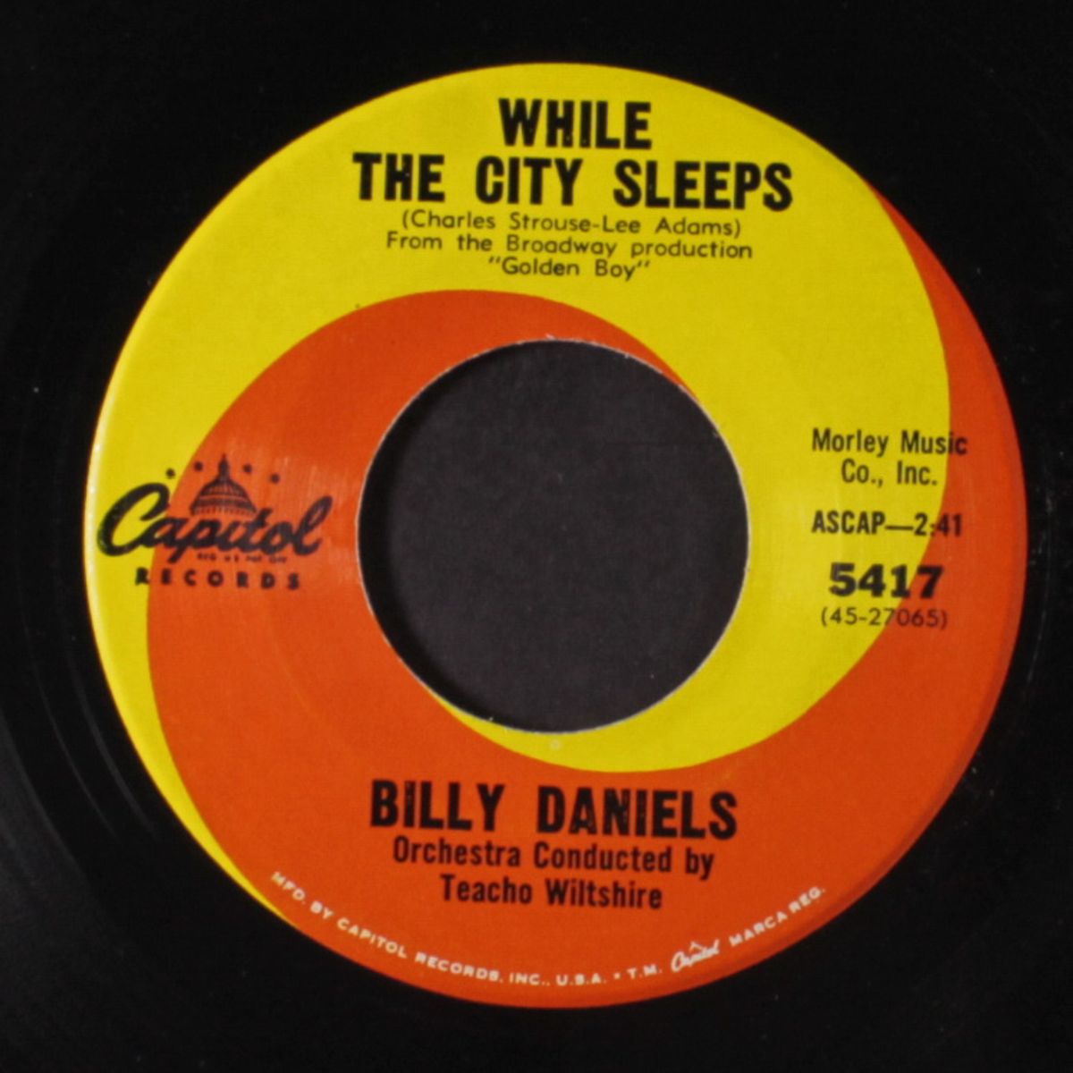 night song / while the city sleeps by BILLY DANIELS