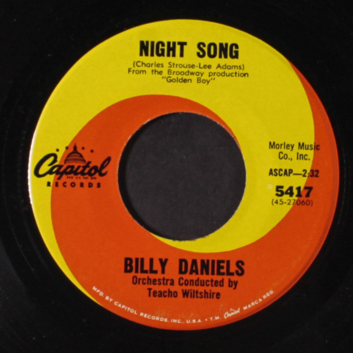 night song / while the city sleeps by BILLY DANIELS