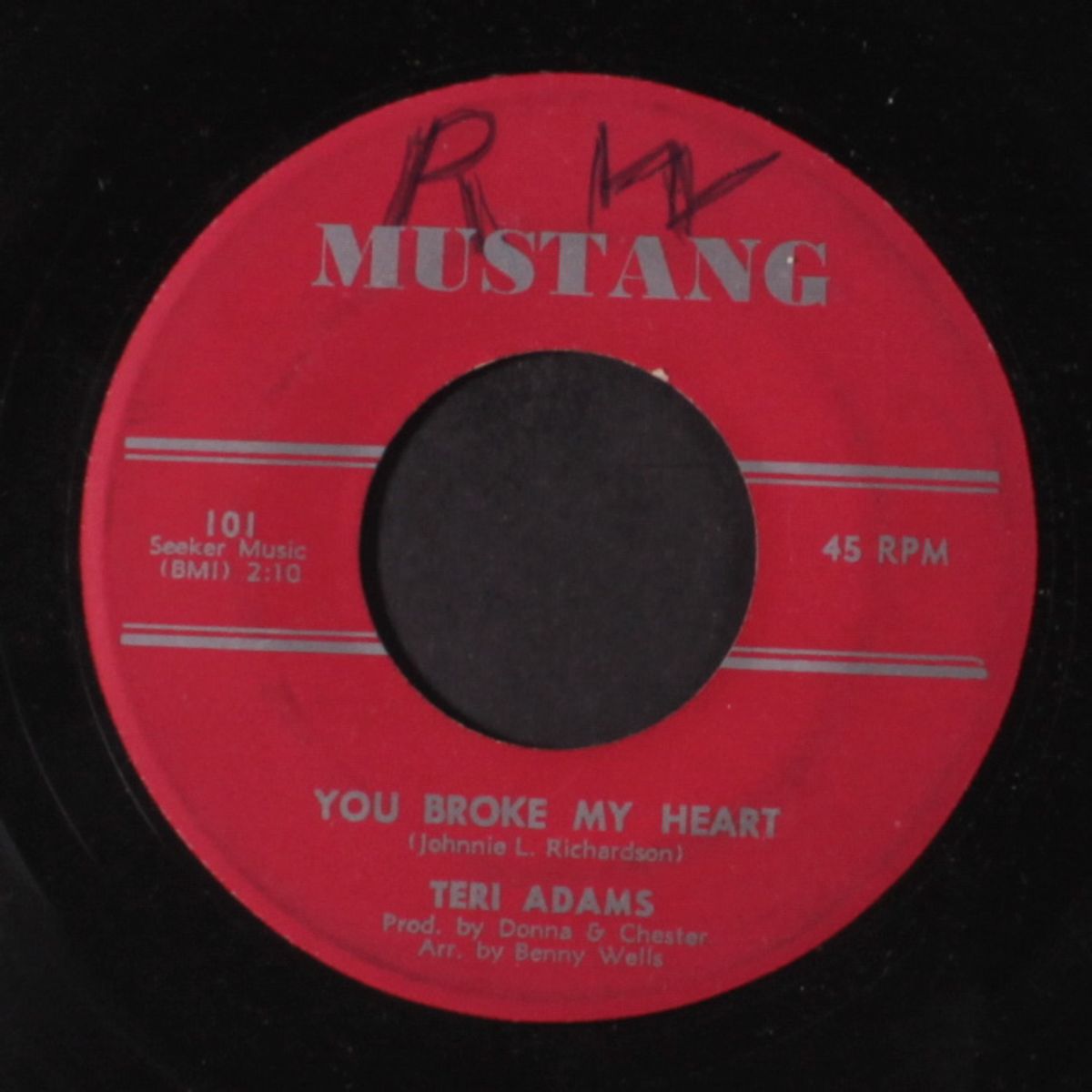 you broke my heart / who poisoned your mind by TERI ADAMS