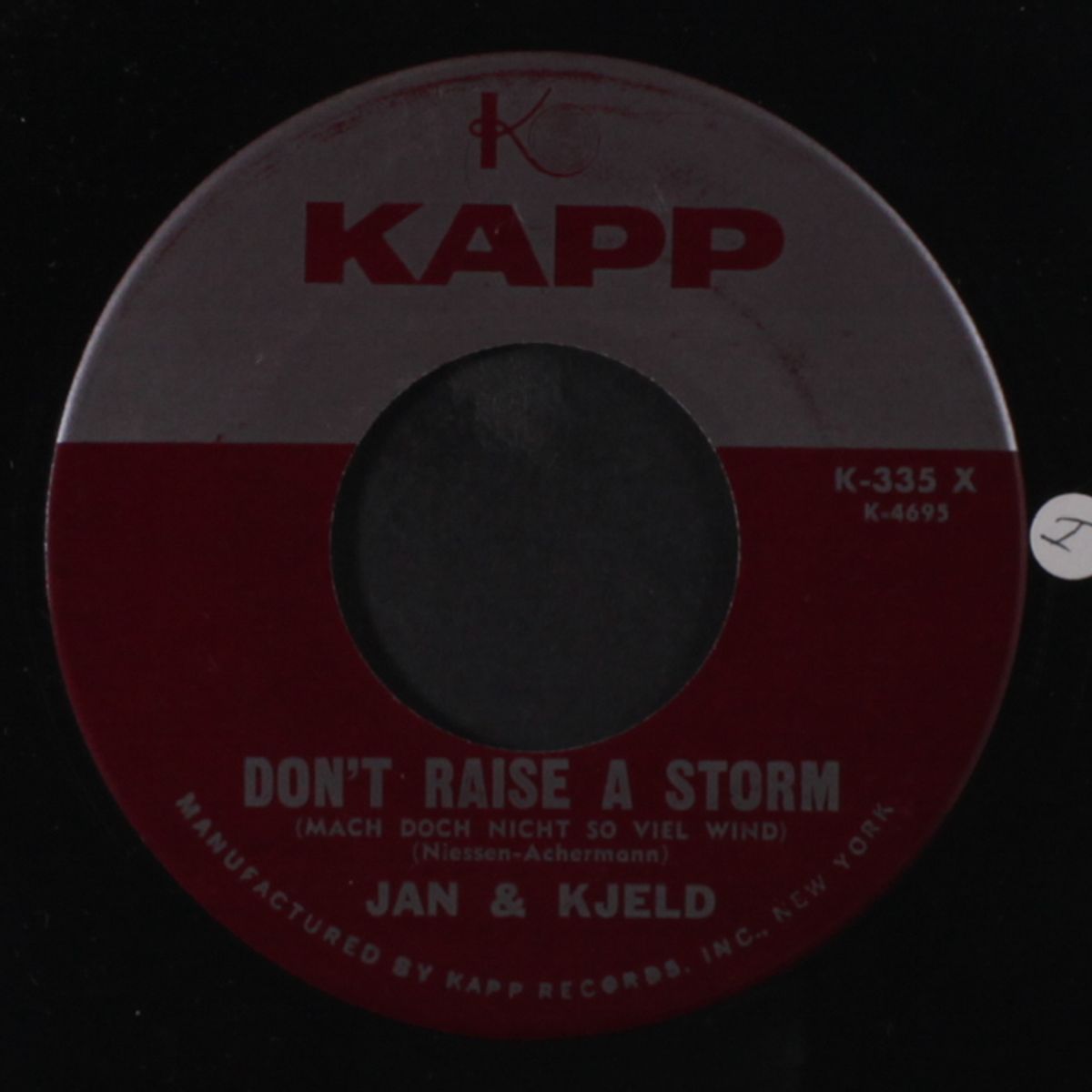 banjo boy / don't raise a storm by JAN & KJELD