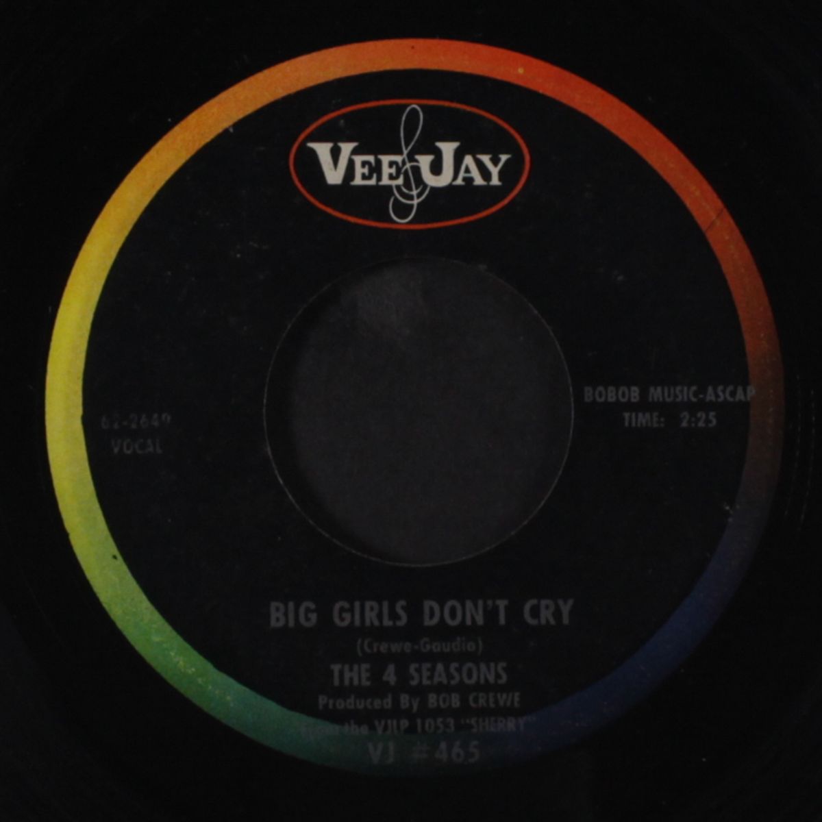 big girl's don't cry / connie-o by 4 SEASONS