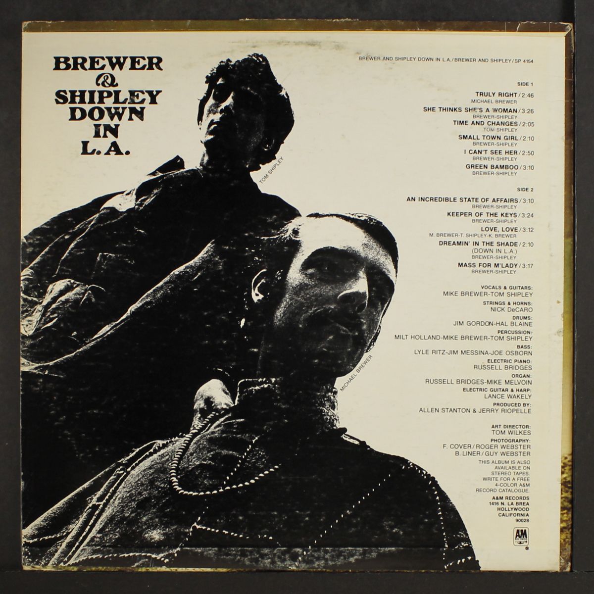 down in l.a. by BREWER & SHIPLEY