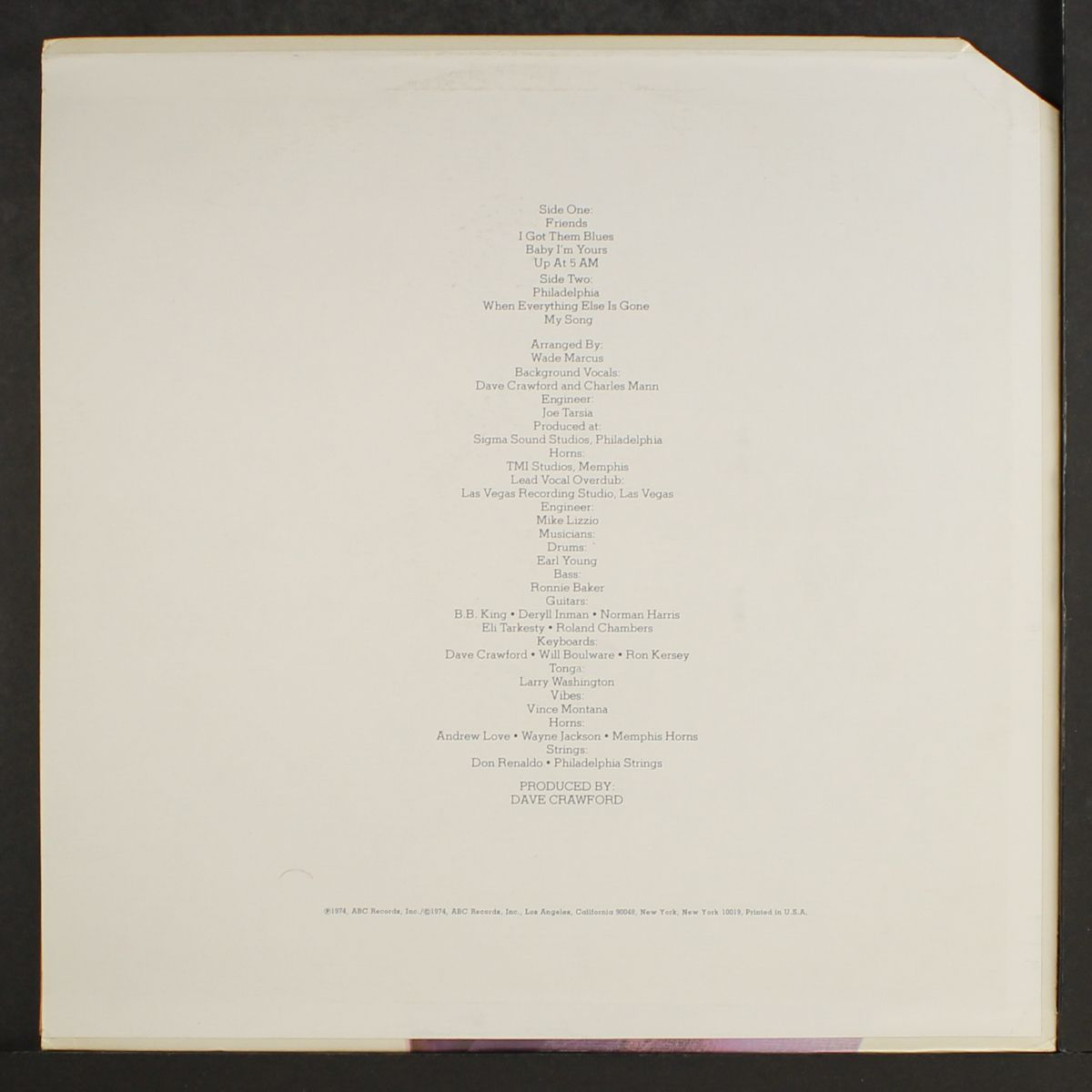 friends by B.B. KING