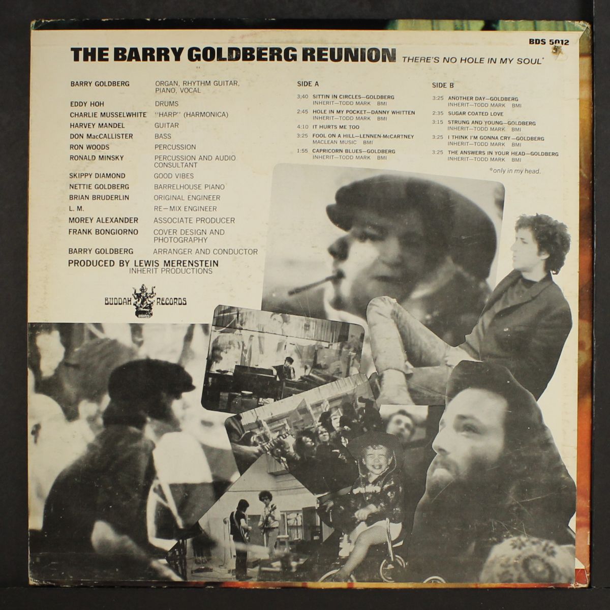 there's no hole in my soul by BARRY GOLDBERG REUNION