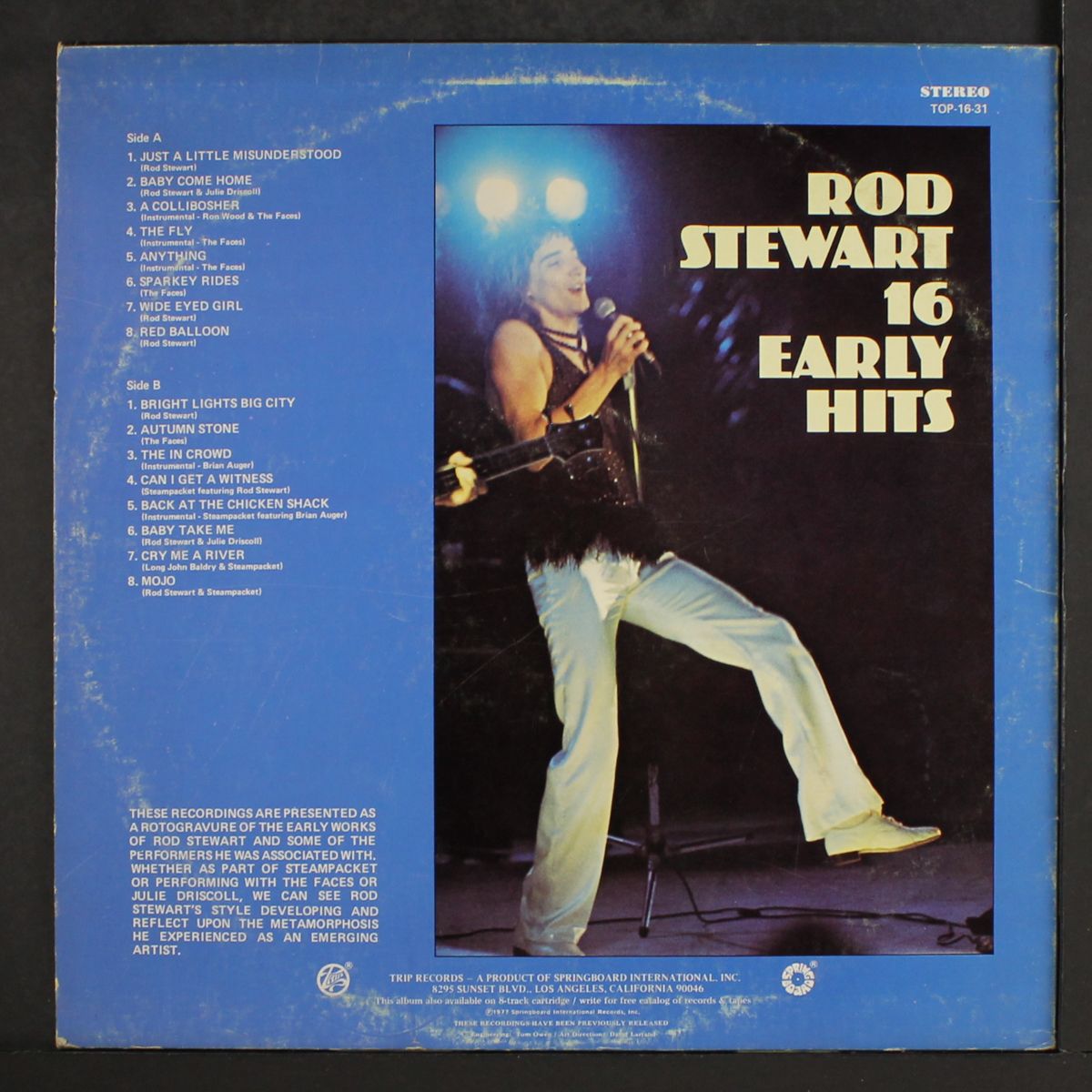 16 early hits by ROD STEWART