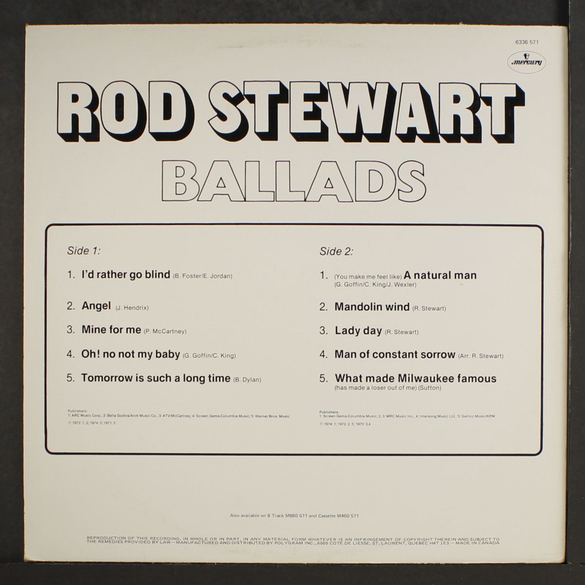 ballads by ROD STEWART