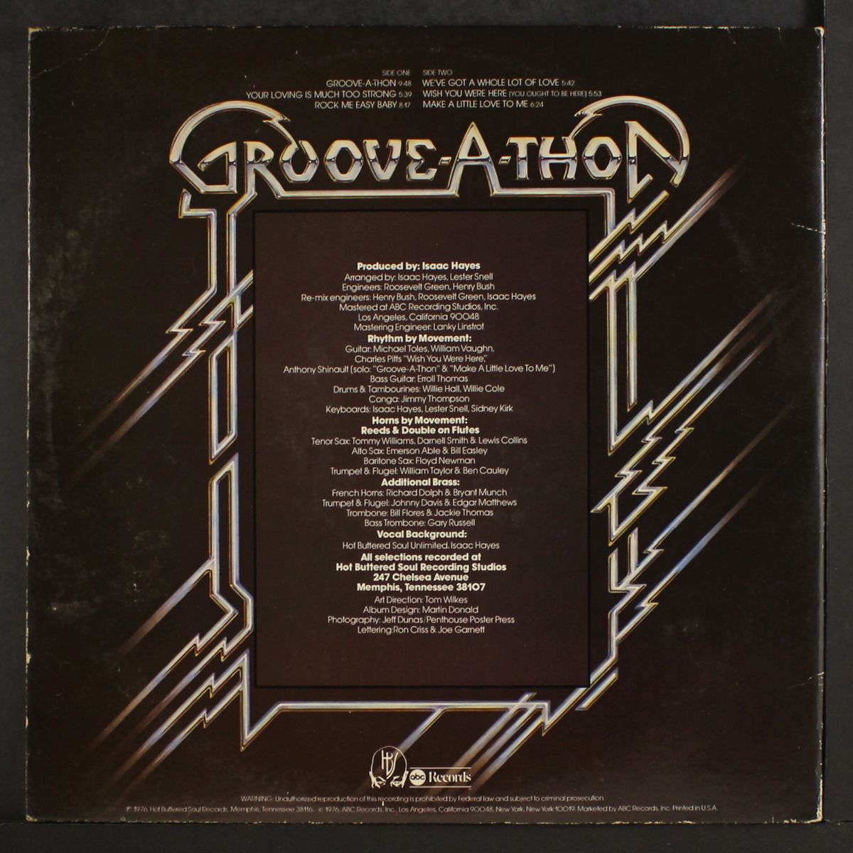 groove-a-thon by ISAAC HAYES