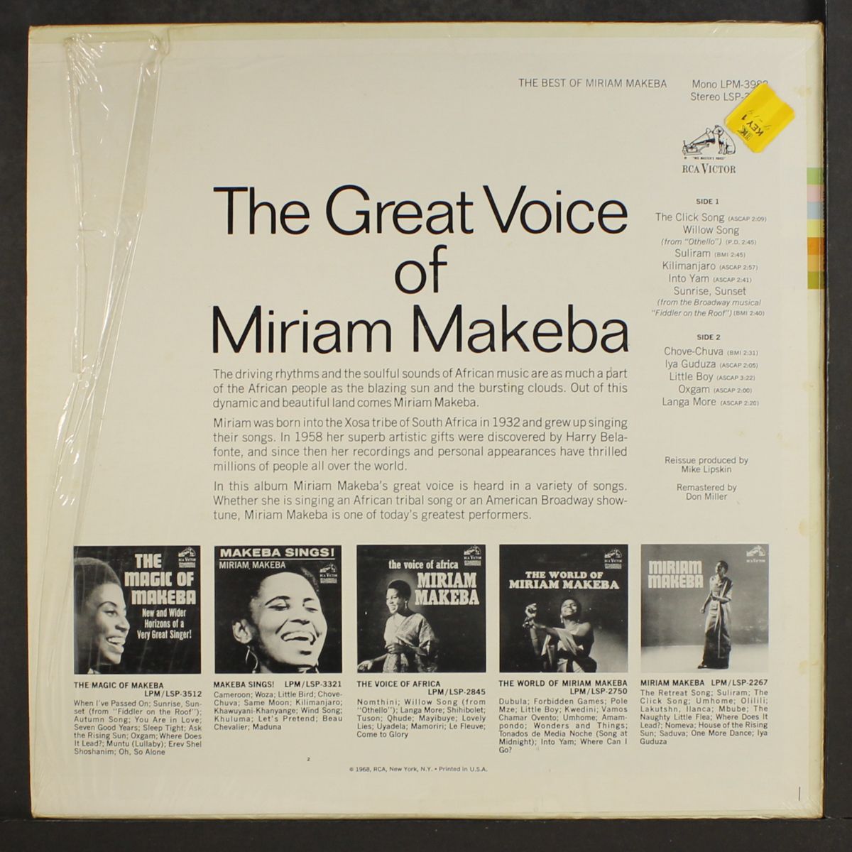 best of by MIRIAM MAKEBA