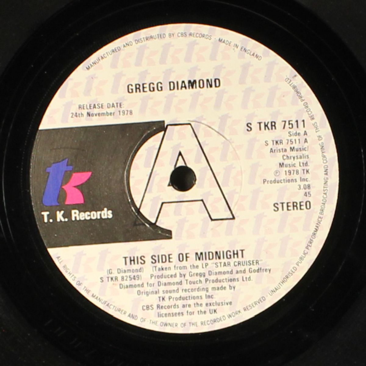 star cruiser / this side of midnight by GREGG DIAMOND