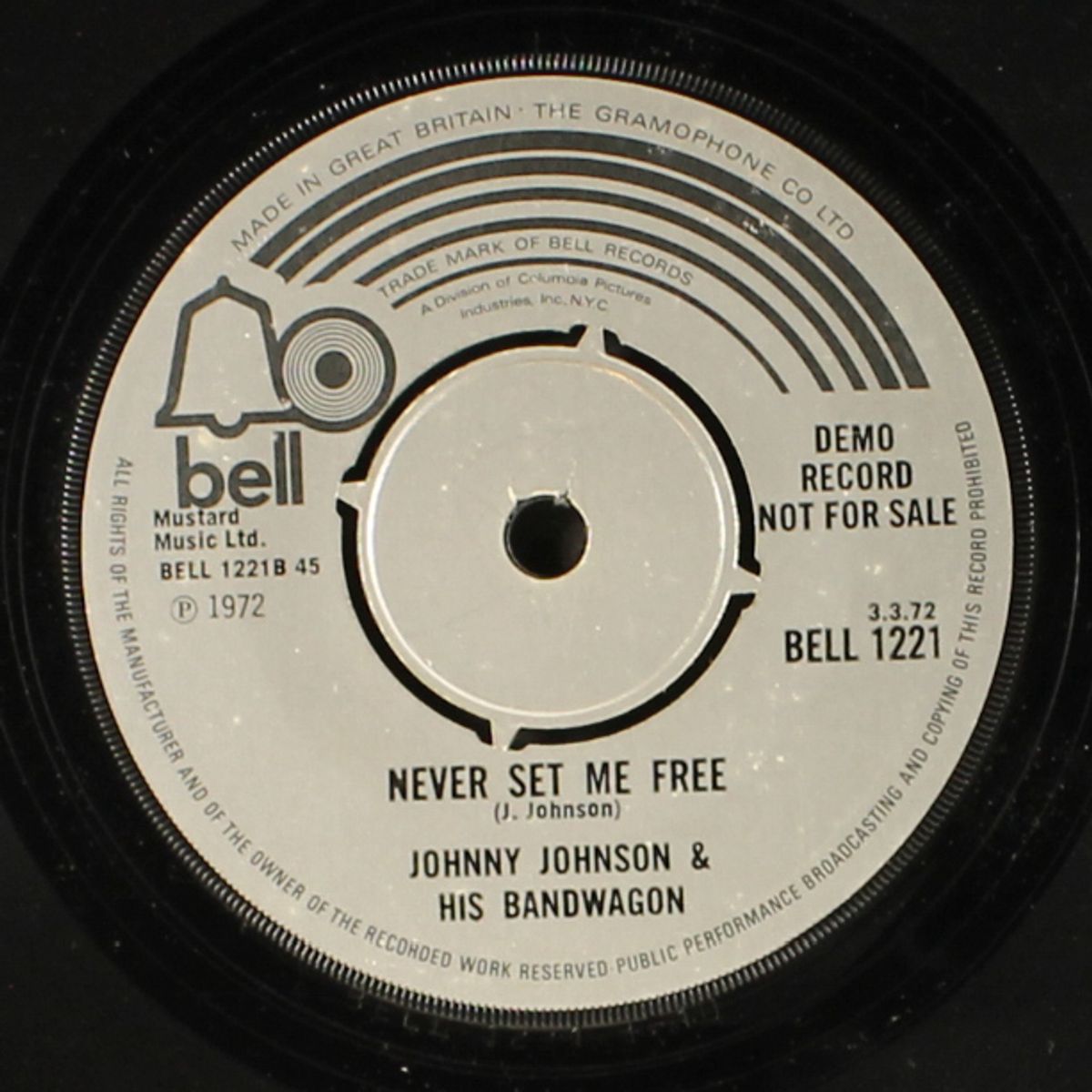 high and dry / never set me free by JOHNNY JOHNSON & HIS BANDWAGON