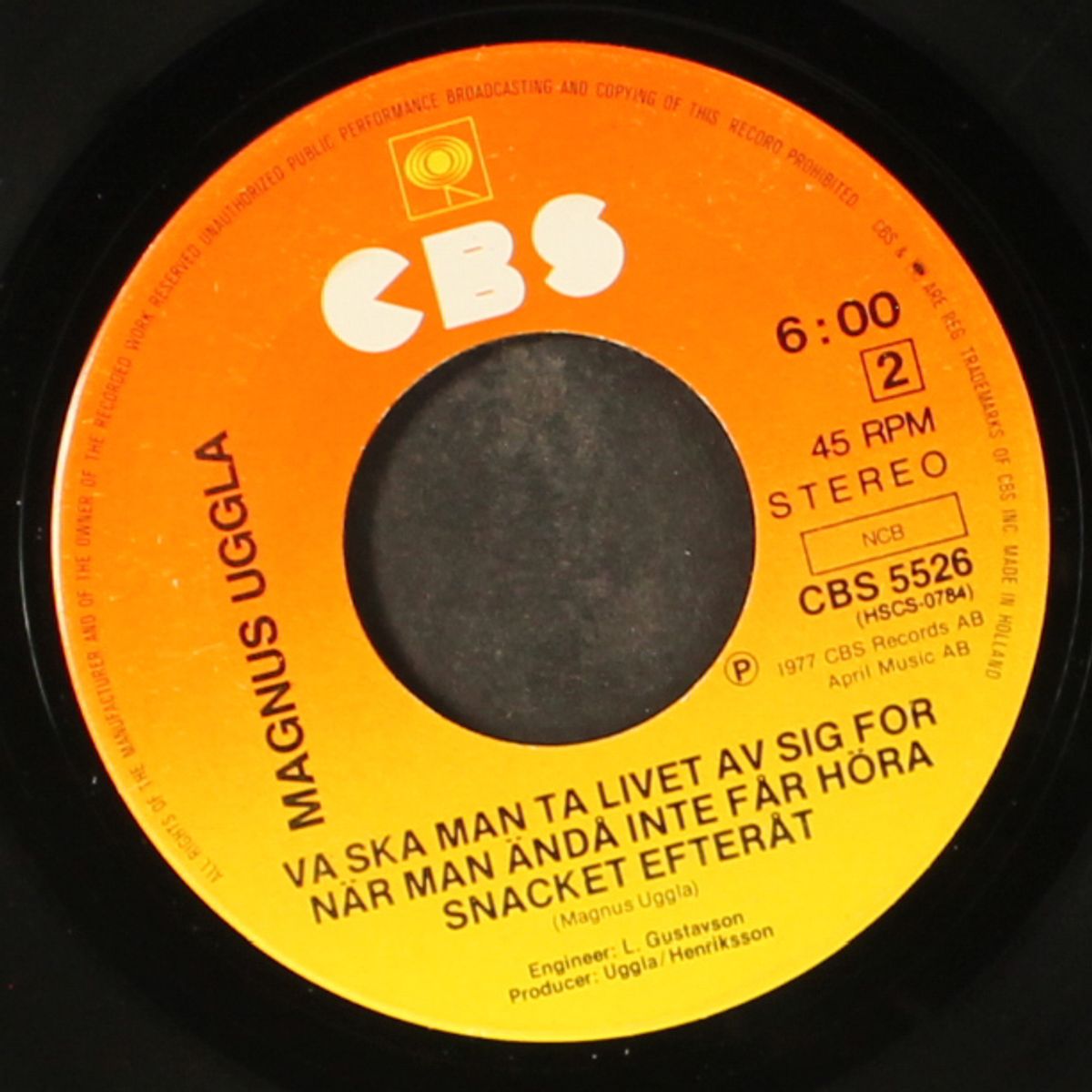 yeh, why not / va ska man ta livet... by MAGNUS UGGLA