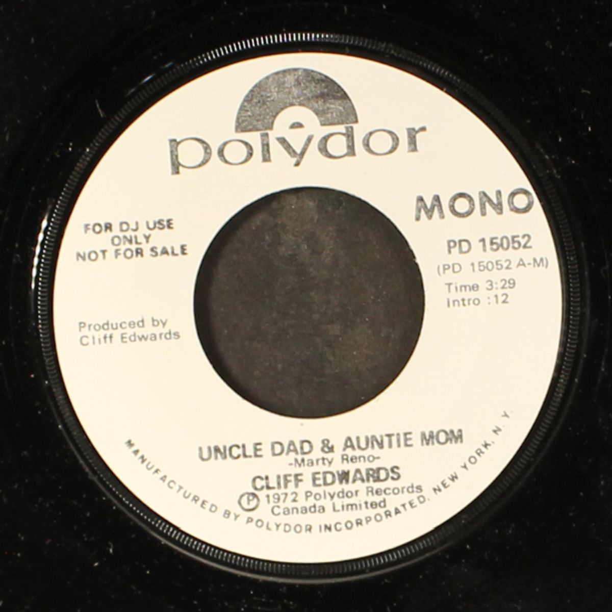 uncle dad & auntie mom / mono by CLIFF EDWARDS