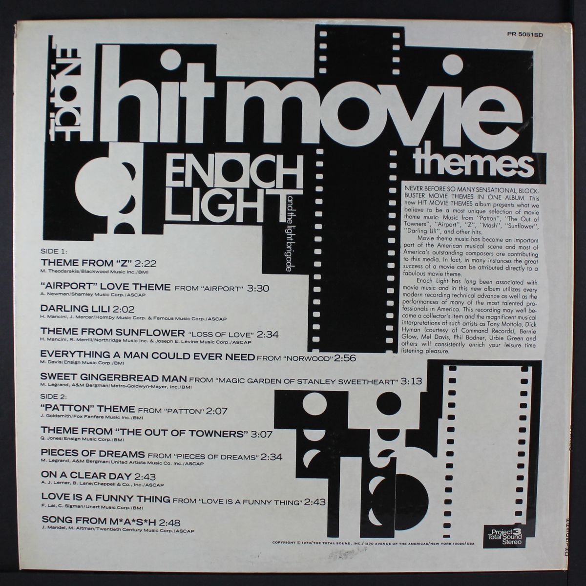 hit movie themes by ENOCH LIGHT