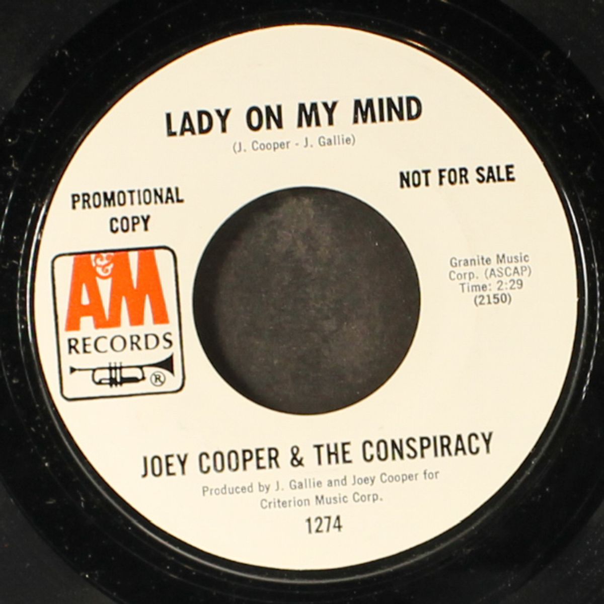 a little more rockin' roll / lady on my mind by JOEY COOPER & CONSPIRACY