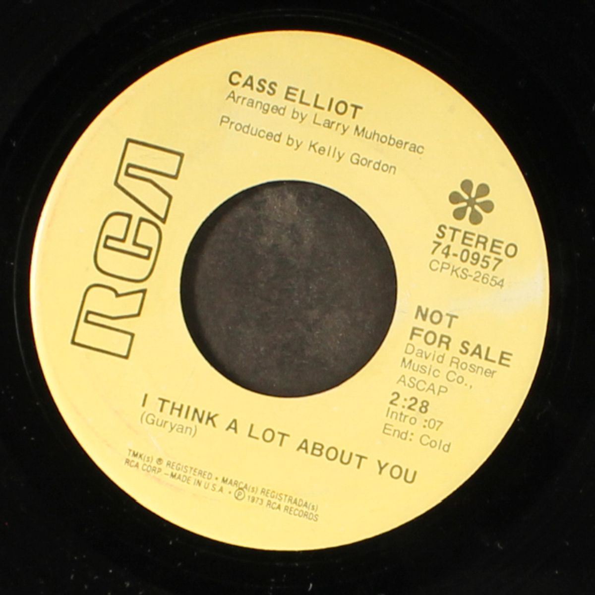 i think a lot about you / listen to the world by CASS ELLIOT