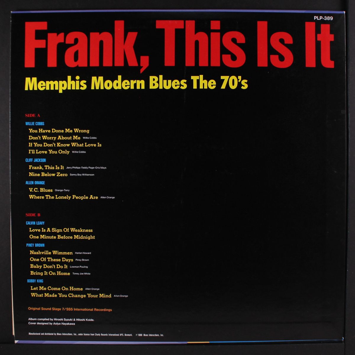 frank, this is it by VARIOUS