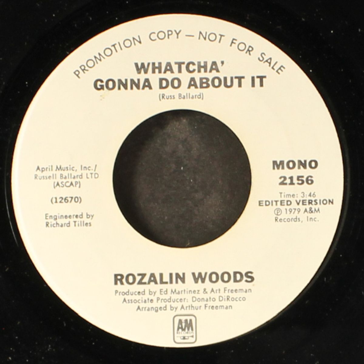 whatcha' gonna do about it / mono by ROZALIN WOODS