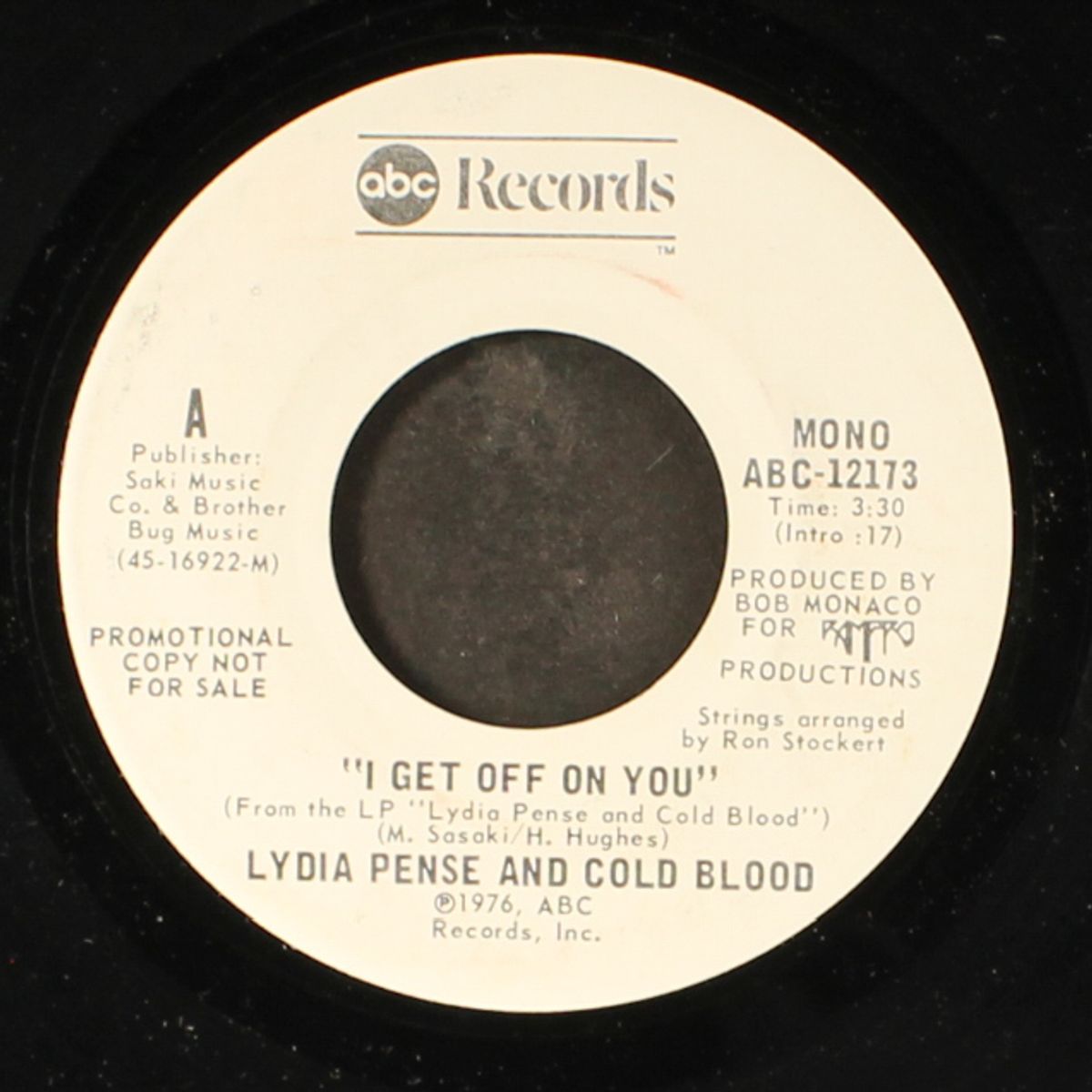 i get off on you / mono by LYDIA PENSE & COLD BLOOD