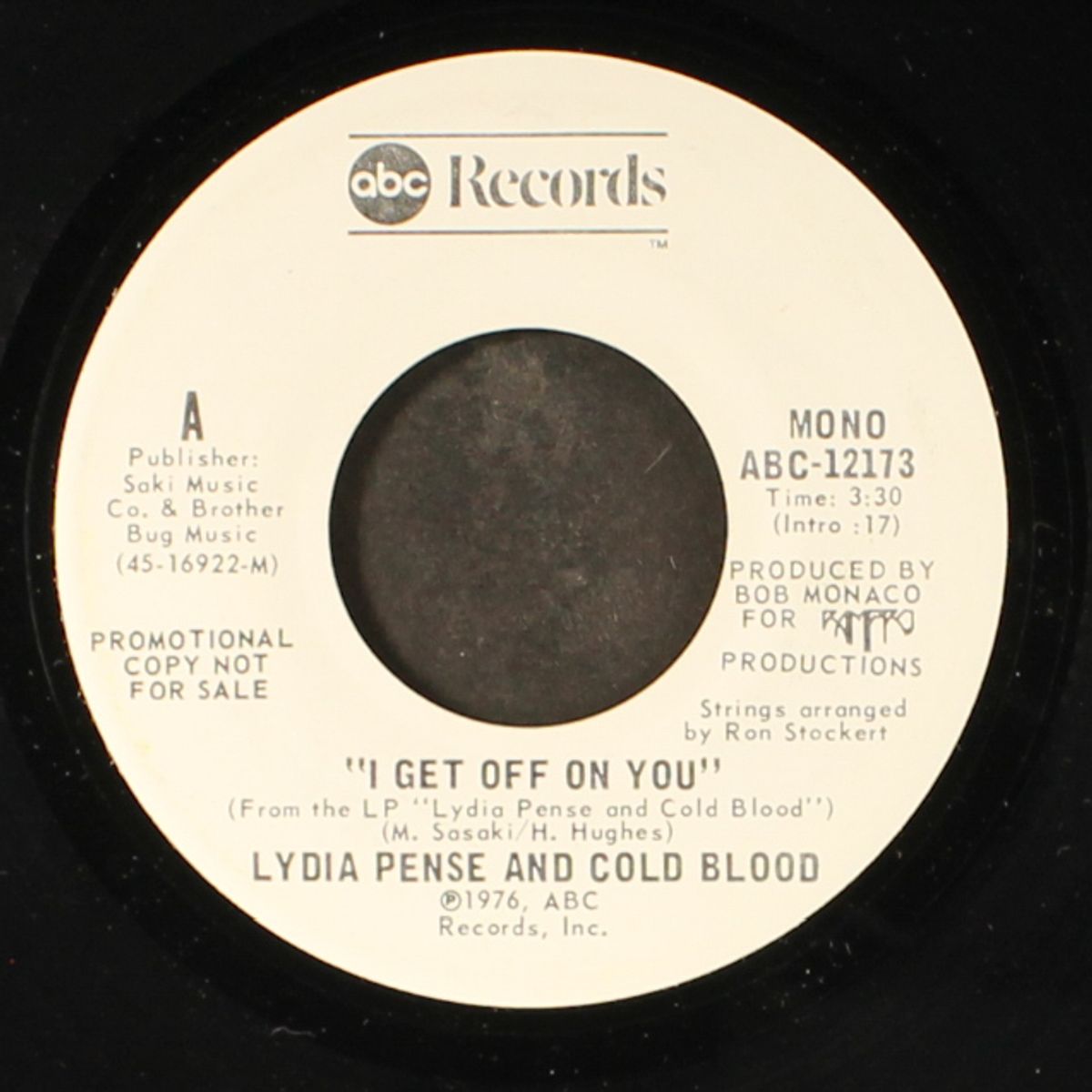 i get off on you / mono by LYDIA PENSE & COLD BLOOD
