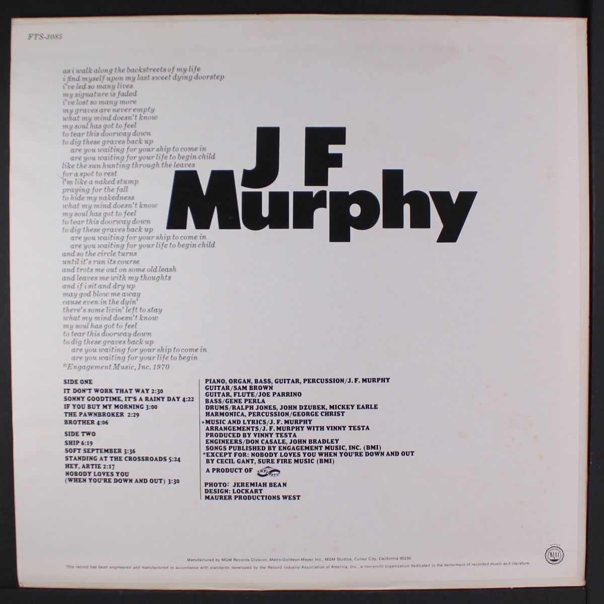 j.f. murphy by J.F. MURPHY