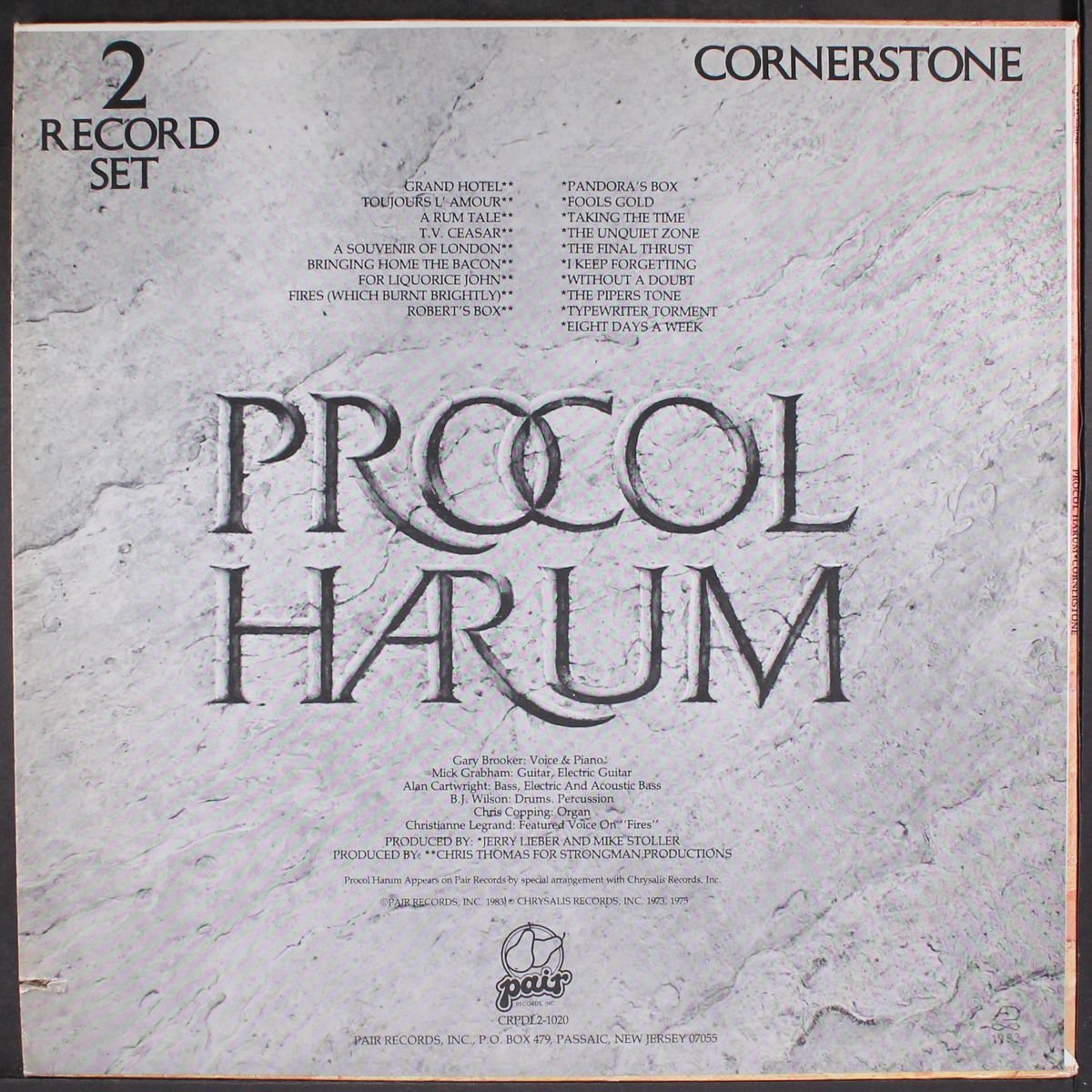 cornerstone by PROCOL HARUM