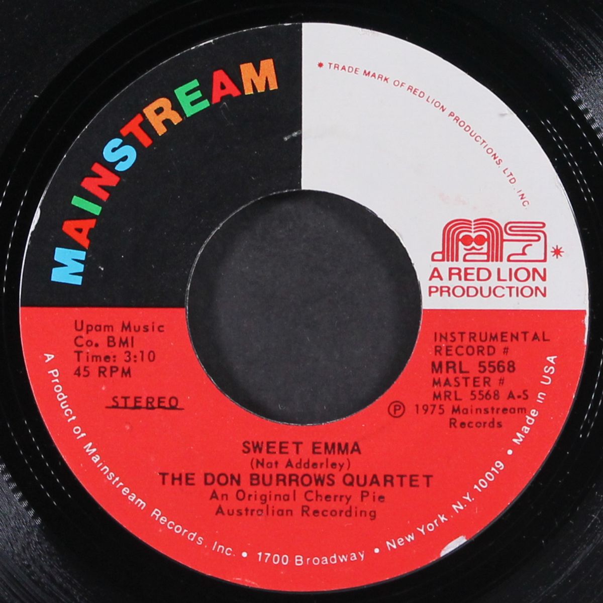 sweet emma / maybe today by DON BURROWS