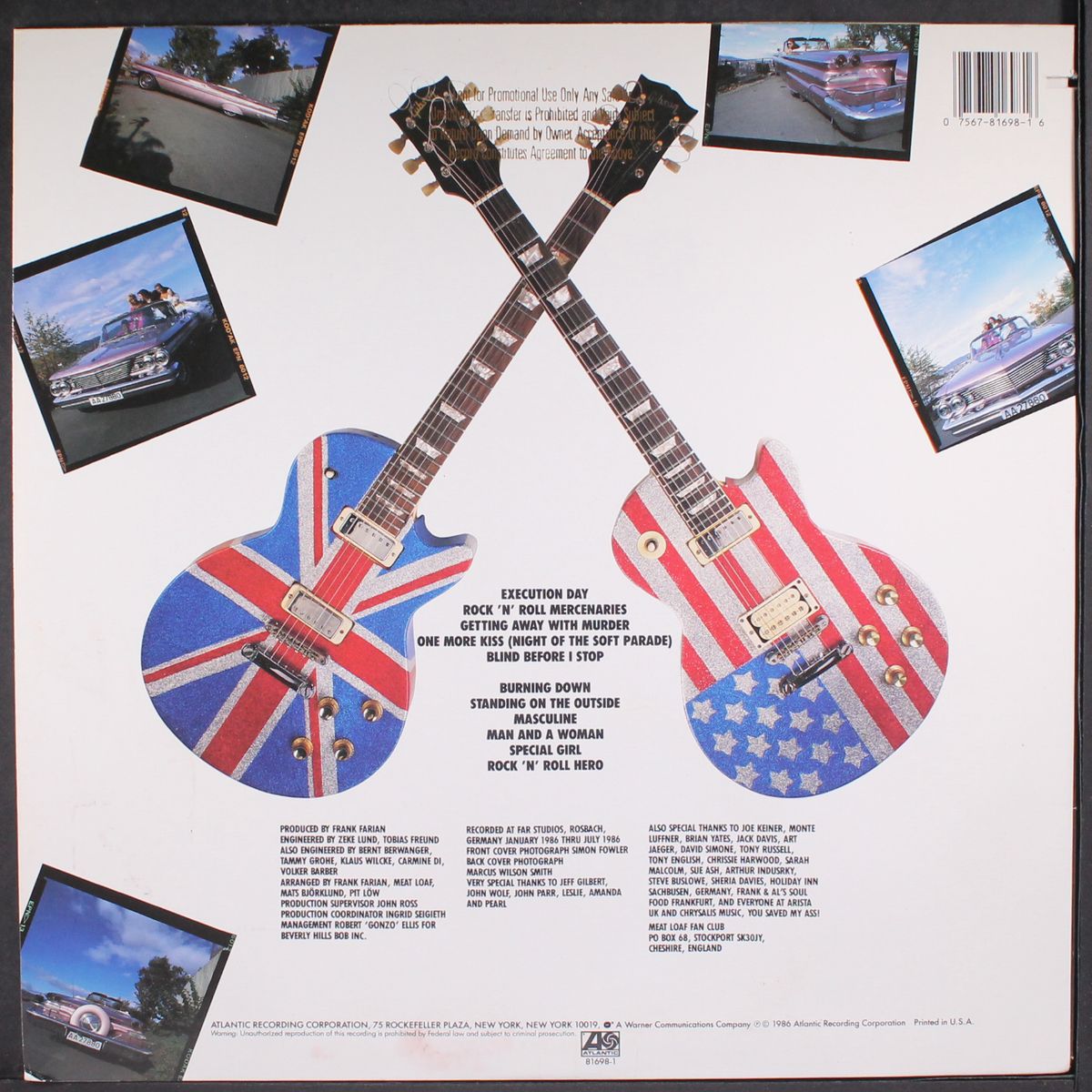 blind before i stop by MEAT LOAF