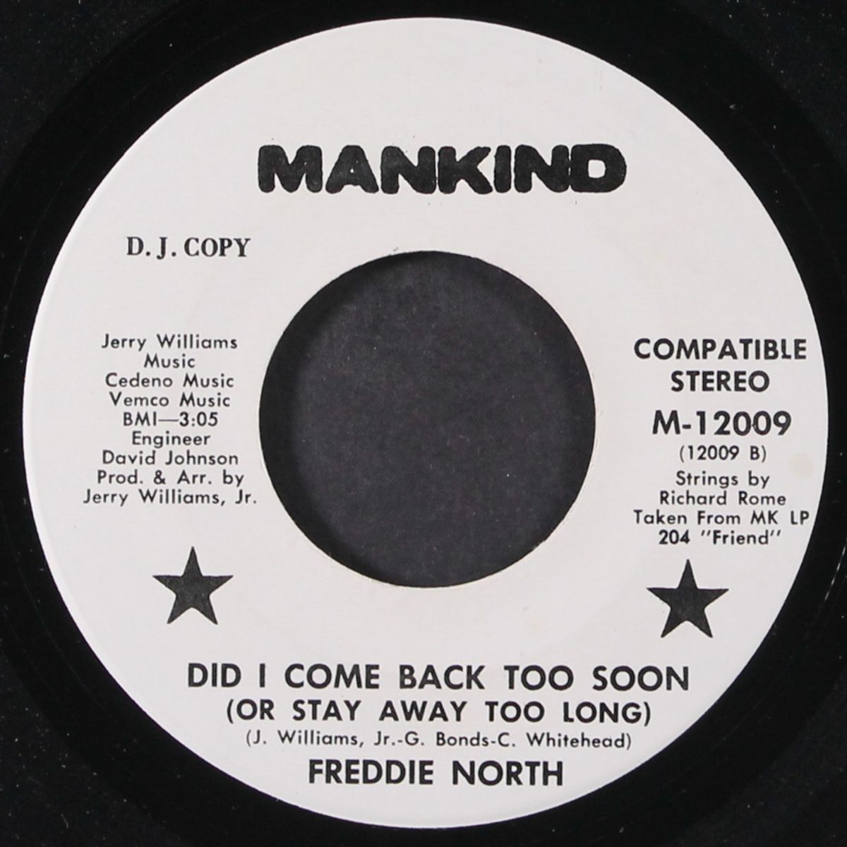 did i come back too soon / same by FREDDIE NORTH