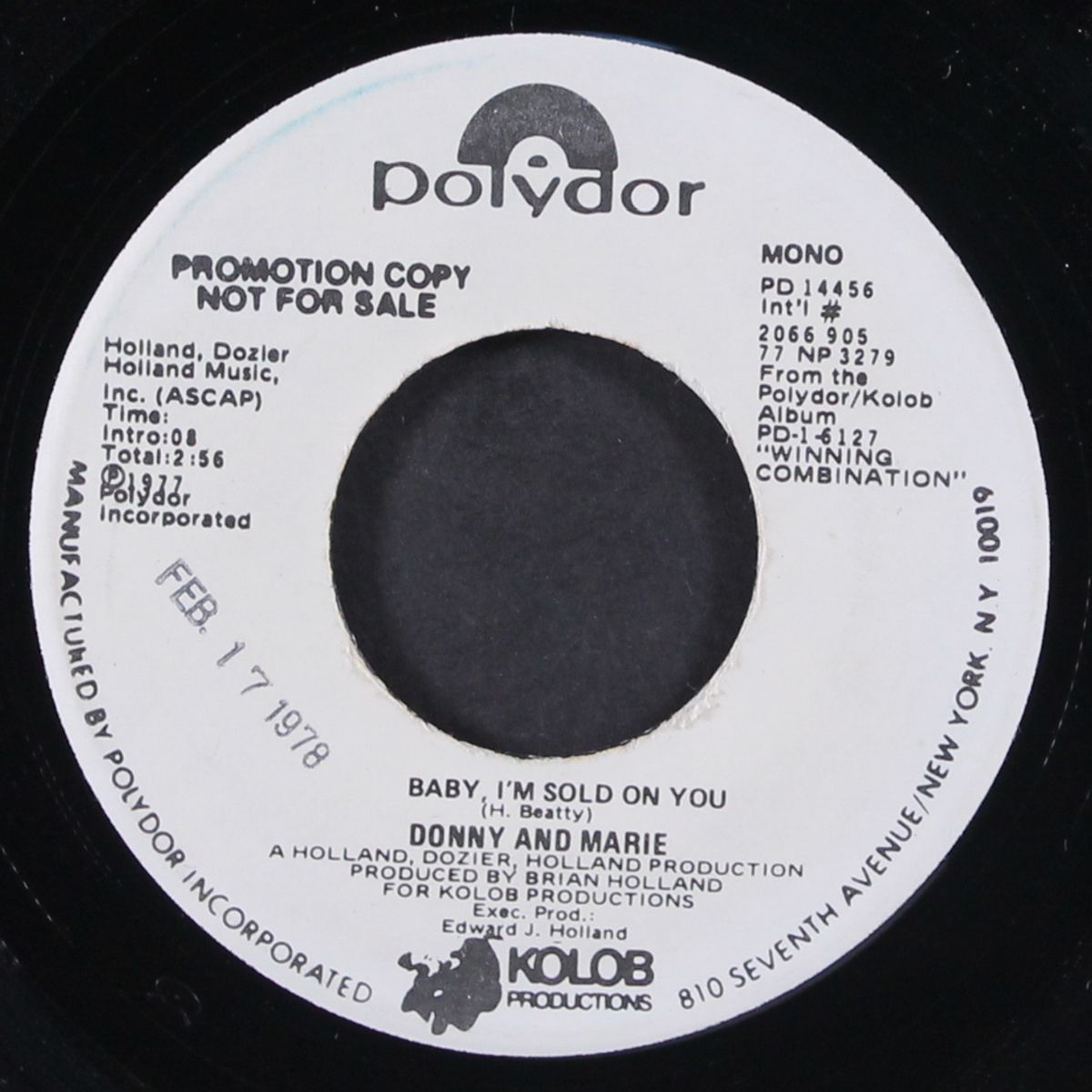 baby i'm sold on you by DONNY & MARIE