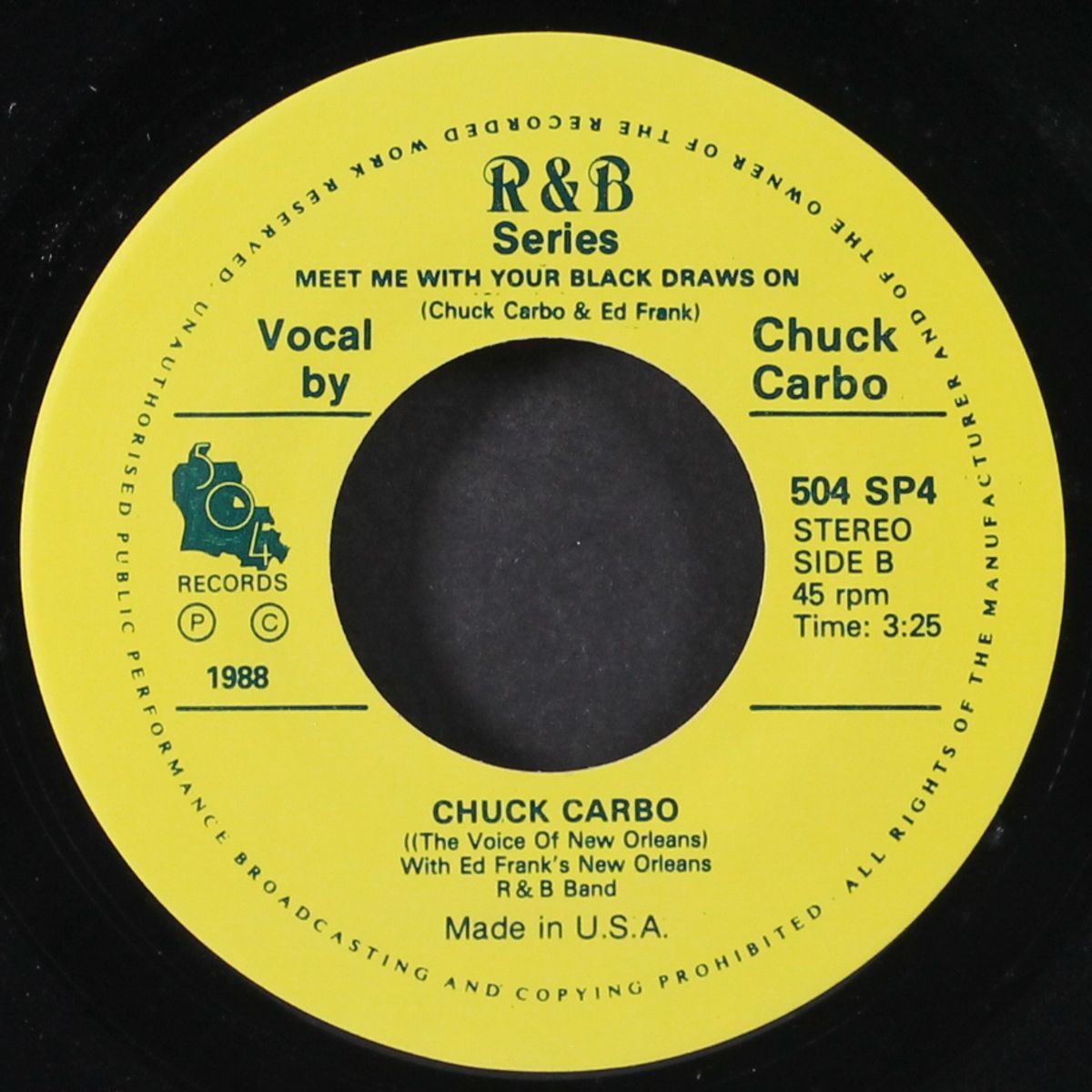 second line on monday by CHUCK CARBO
