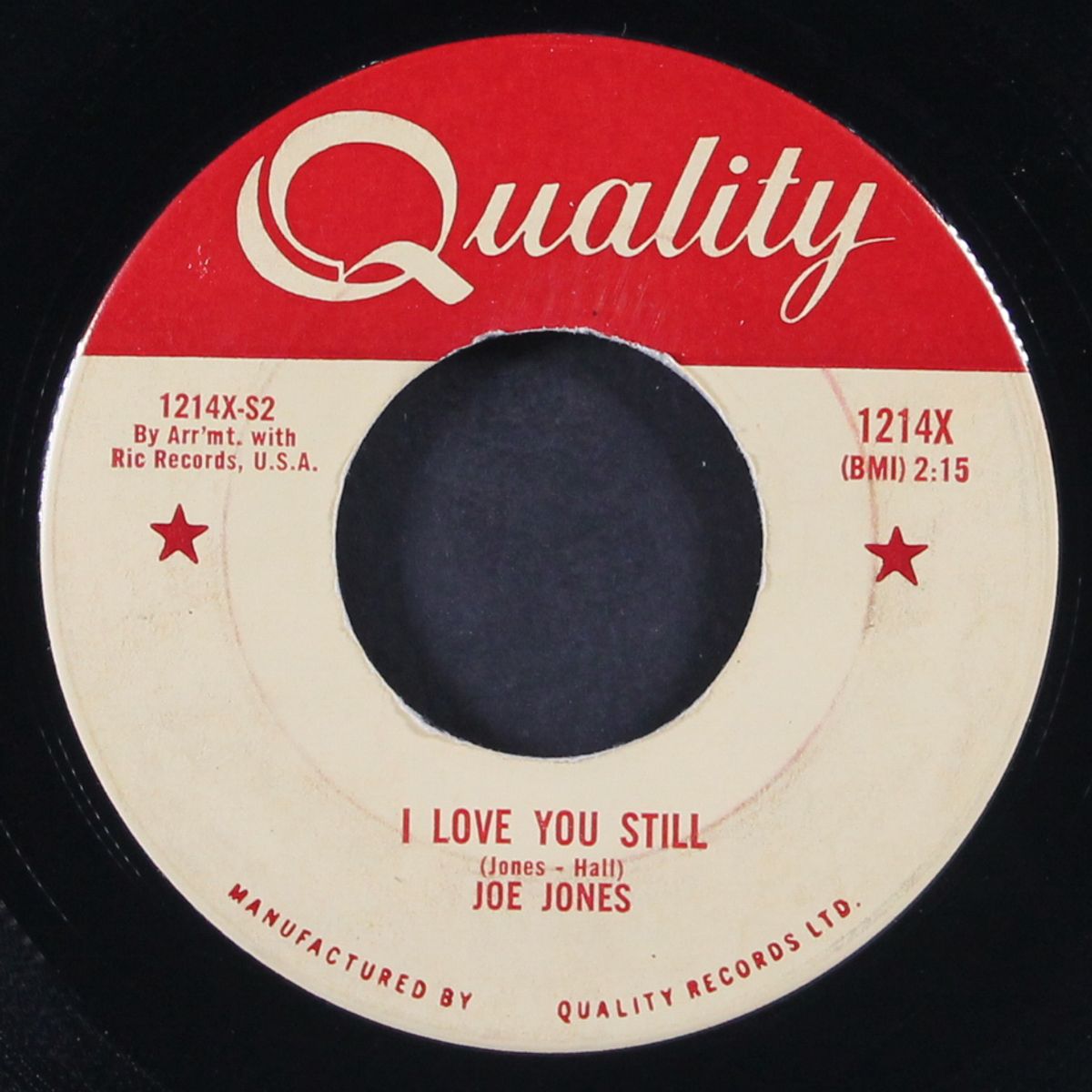 you talk too much / i love you still by JOE JONES