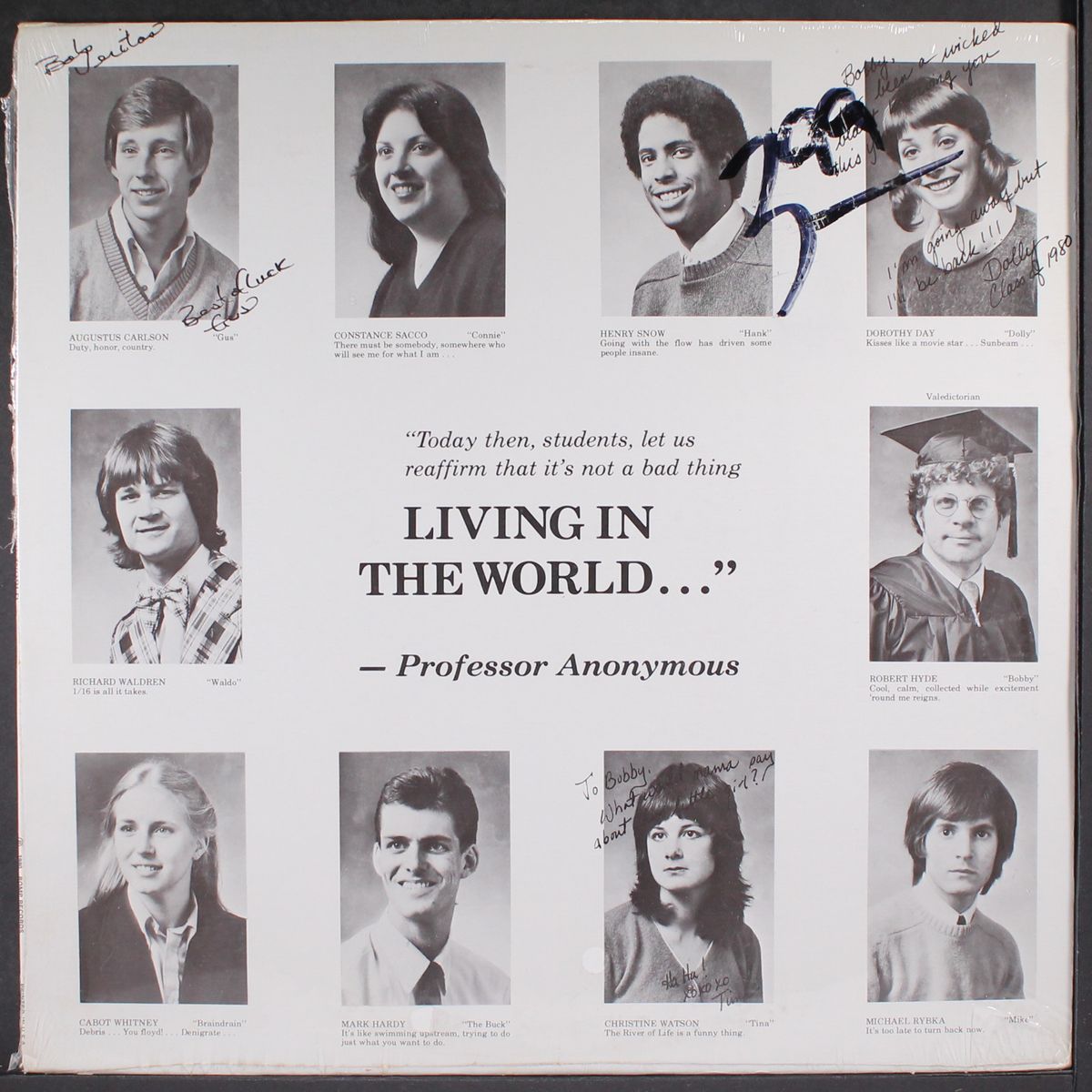 living in the world by PROFESSOR ANONYMOUS