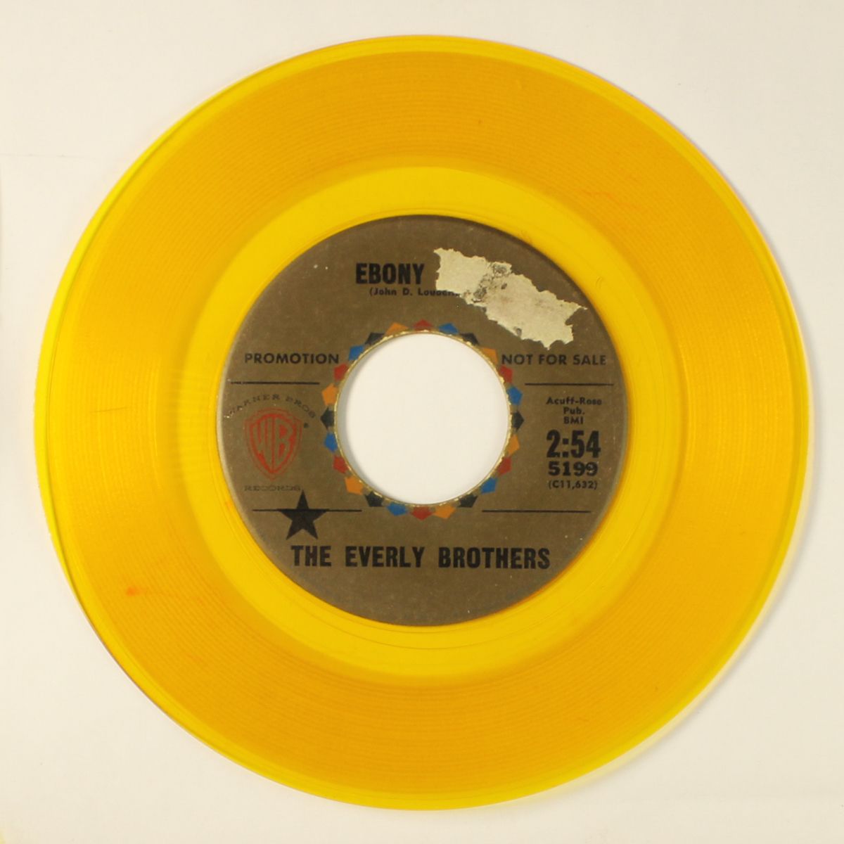 ebony eyes / walk right back by EVERLY BROTHERS