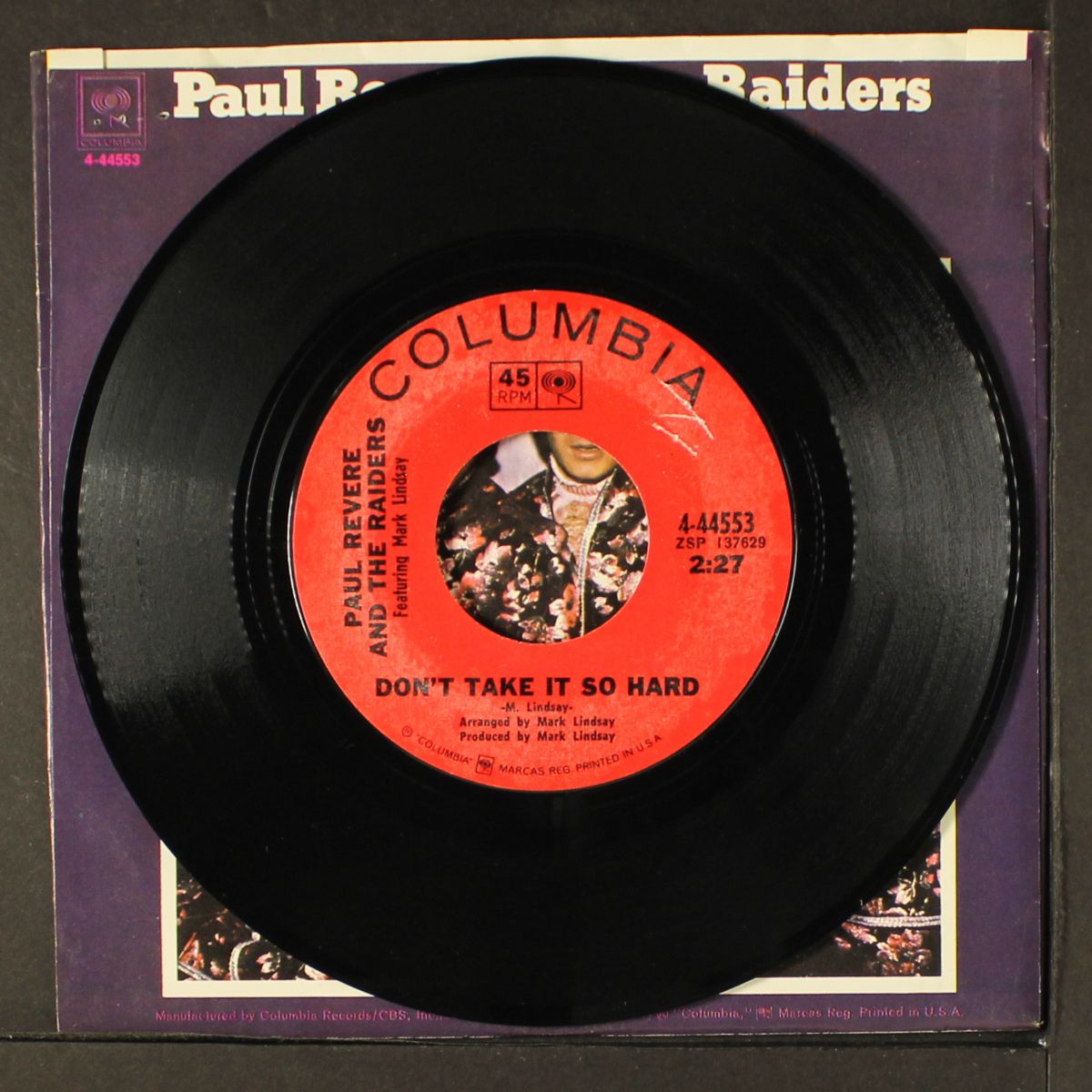 don't take it so hard / observation from flight 285 (in 3/4 time ) by PAUL REVERE & RAIDERS