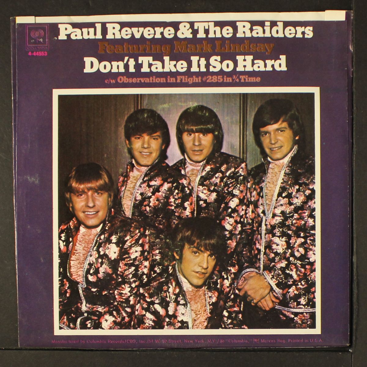 don't take it so hard / observation from flight 285 (in 3/4 time ) by PAUL REVERE & RAIDERS