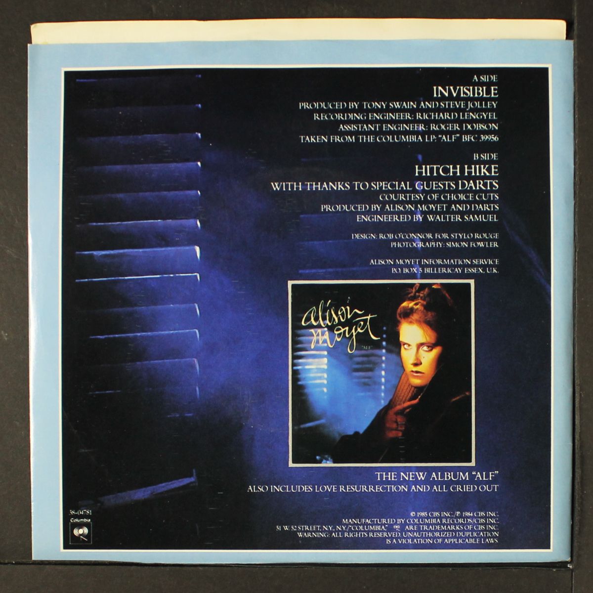 invisible / hitch hike by ALISON MOYET