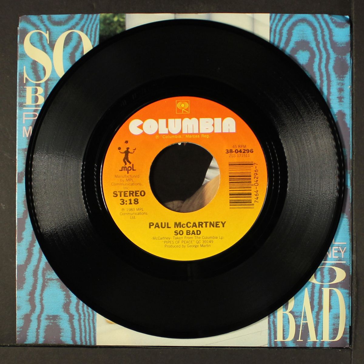 so bad / pipes of peace by PAUL MCCARTNEY