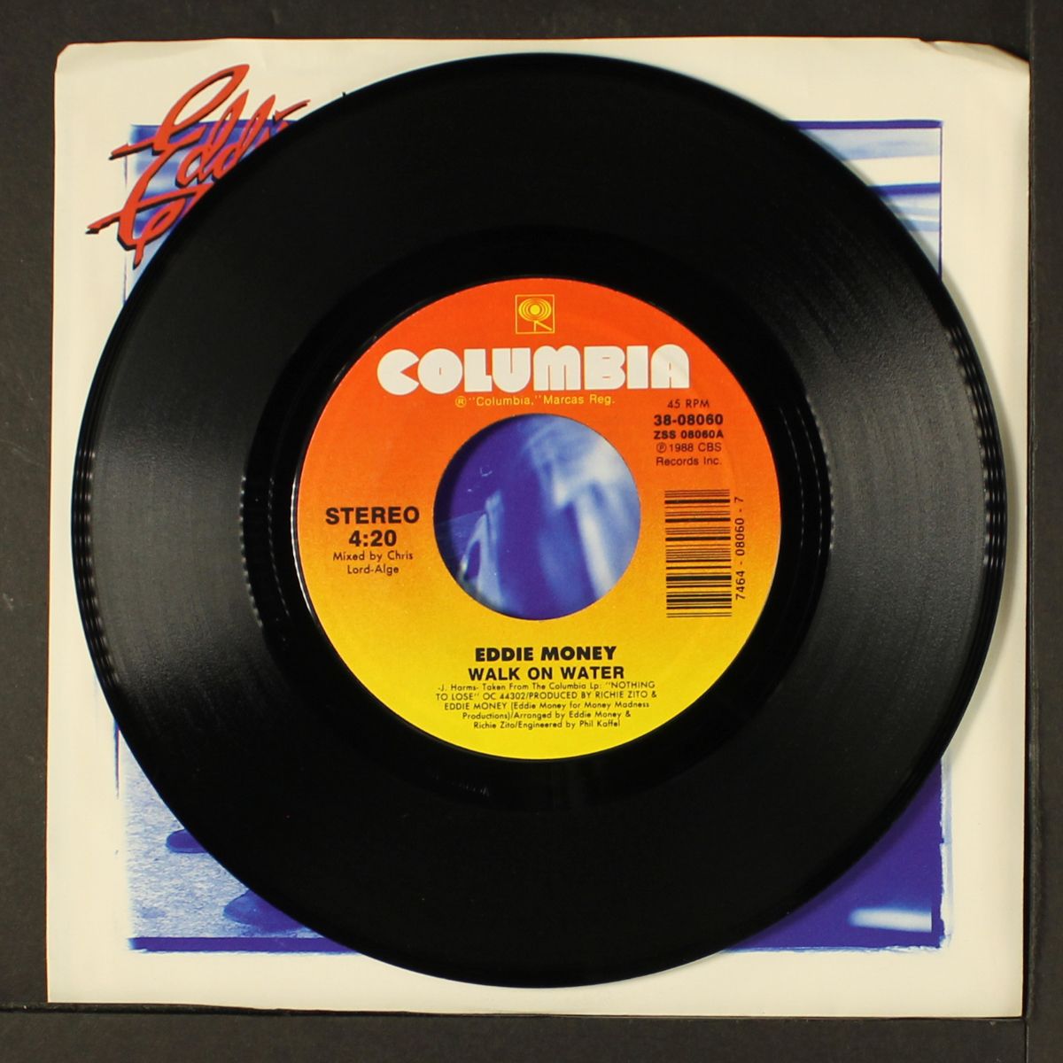 walk on water / dancing with mr. jitters by EDDIE MONEY