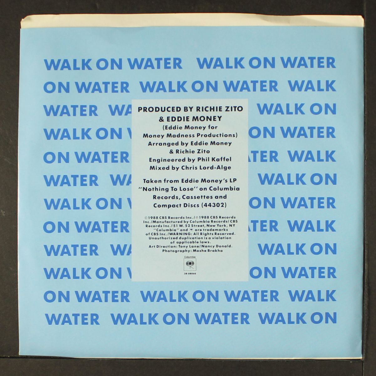 walk on water / dancing with mr. jitters by EDDIE MONEY