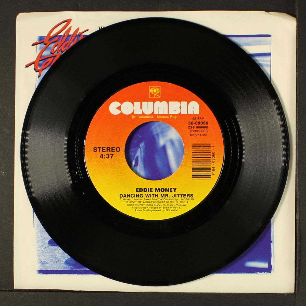 walk on water / dancing with mr. jitters by EDDIE MONEY