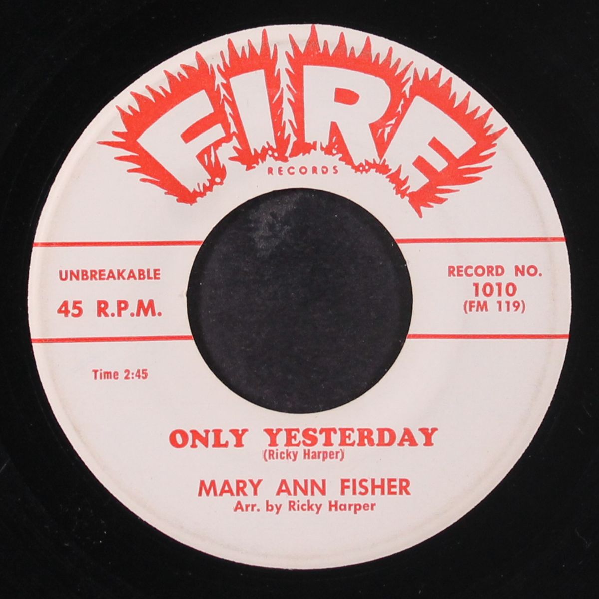 wild as you can be / only yesterday by MARY ANN FISHER